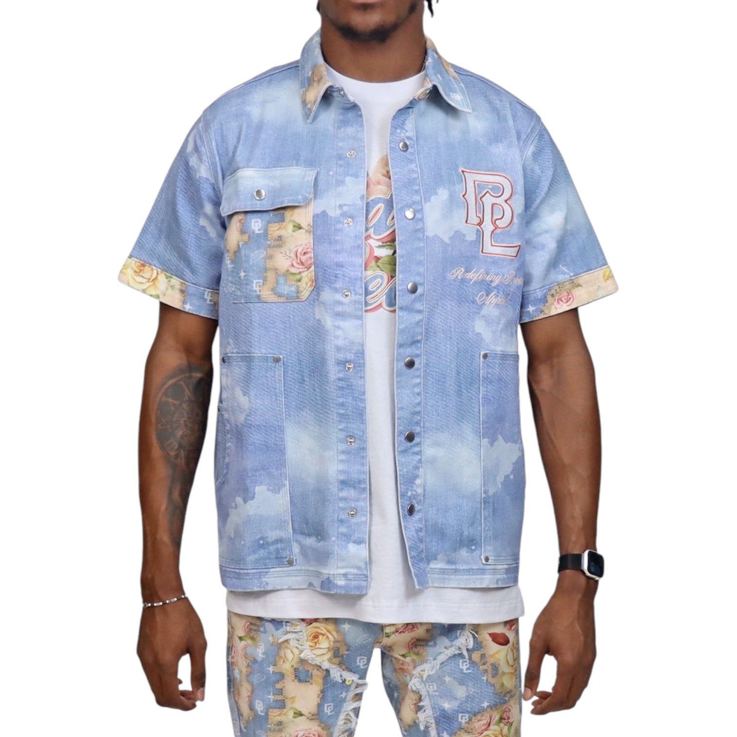 BLAC LEAF: Redefining Button Up Shirt 001